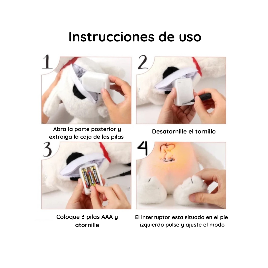 Puppy el peluche que respira